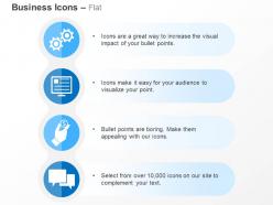 Settings content cheap chat ppt icons graphics