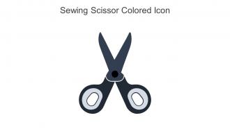 Sewing Scissor Colored Icon In Powerpoint Pptx Png And Editable Eps Format