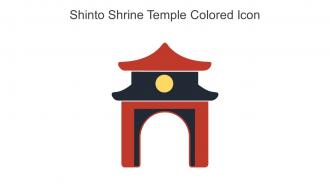 Shinto Shrine Temple Colored Icon In Powerpoint Pptx Png And Editable Eps Format