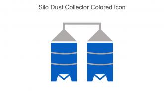 Silo Dust Collector Colored Icon In Powerpoint Pptx Png And Editable Eps Format