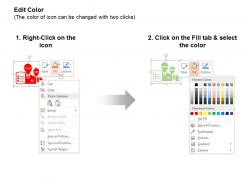 Site engineer with checklist settings tools building design site map ppt icons graphics