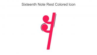 Sixteenth Note Rest Colored Icon In Powerpoint Pptx Png And Editable Eps Format