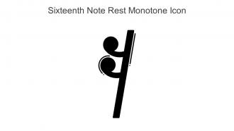 Sixteenth Note Rest Monotone Icon In Powerpoint Pptx Png And Editable Eps Format