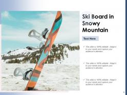 SKI Vacations Mountain Tourist Performing Christmas