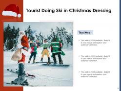SKI Vacations Mountain Tourist Performing Christmas