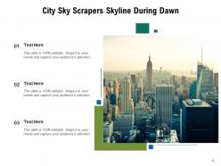 Skyline Suspension Commuters Buildings Bridge