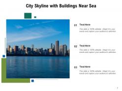 Skyline Suspension Commuters Buildings Bridge