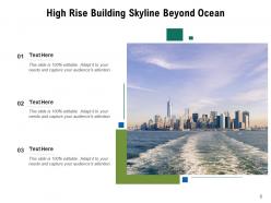 Skyline Suspension Commuters Buildings Bridge
