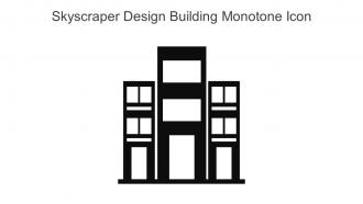 Skyscraper Design Building Monotone Icon In Powerpoint Pptx Png And Editable Eps Format