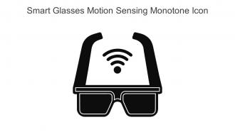 Smart Glasses Motion Sensing Monotone Icon In Powerpoint Pptx Png And Editable Eps Format