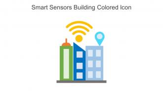 Smart Sensors Building Colored Icon In Powerpoint Pptx Png And Editable Eps Format