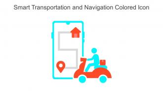 Smart Transportation And Navigation Colored Icon In Powerpoint Pptx Png And Editable Eps Format