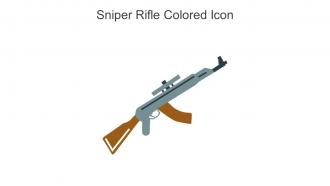 Sniper Rifle Colored Icon In Powerpoint Pptx Png And Editable Eps Format