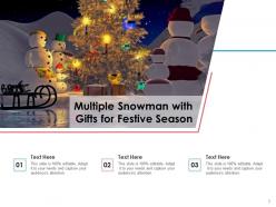 Snowman Building Making Decoration Mountains Multiple Dangling
