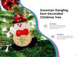 Snowman Building Making Decoration Mountains Multiple Dangling