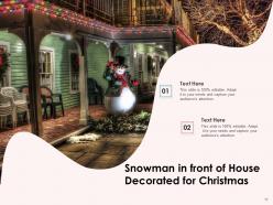 Snowman Building Making Decoration Mountains Multiple Dangling