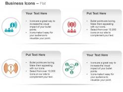 Social communication techniques networking ppt icons graphics