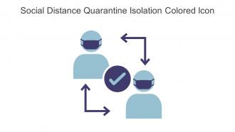 Social Distance Quarantine Isolation Colored Icon In Powerpoint Pptx Png And Editable Eps Format