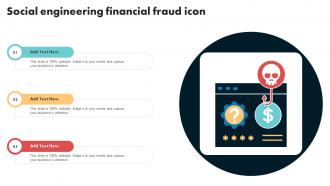 Social Engineering Financial Fraud Icon