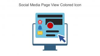 Social Media Page View Colored Icon In Powerpoint Pptx Png And Editable Eps Format