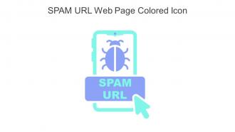 SPAM URL Web Page Colored Icon In Powerpoint Pptx Png And Editable Eps Format