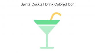 Spirits Cocktail Drink Colored Icon In Powerpoint Pptx Png And Editable Eps Format