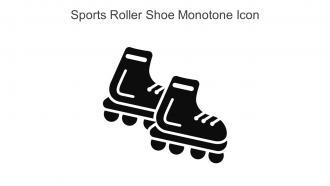Sports Roller Shoe Monotone Icon In Powerpoint Pptx Png And Editable Eps Format
