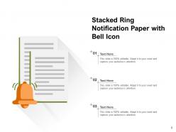 Stacked Rings Pyramid Notification Stalked Round Strip