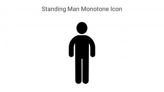 Standing Man Monotone Icon In Powerpoint Pptx Png And Editable Eps Format