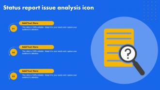 Status Report Issue Analysis Icon
