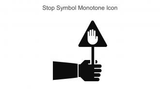 Stop Symbol Monotone Icon In Powerpoint Pptx Png And Editable Eps Format