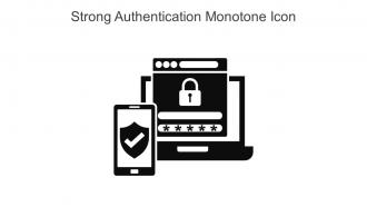 Strong Authentication Monotone Icon In Powerpoint Pptx Png And Editable Eps Format