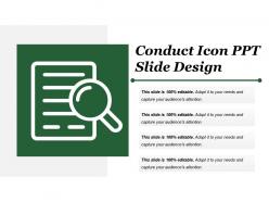 Structure conduct performance icons