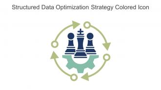 Structured Data Optimization Strategy Colored Icon In Powerpoint Pptx Png And Editable Eps Format