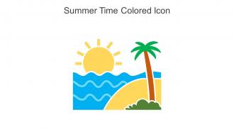 Summer Time Colored Icon In Powerpoint Pptx Png And Editable Eps Format