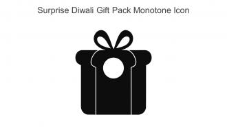 Surprise Diwali Gift Pack Monotone Icon In Powerpoint Pptx Png And Editable Eps Format