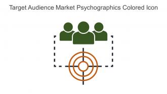Target Audience Market Psychographics Colored Icon In Powerpoint Pptx Png And Editable Eps Format