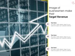 Target Revenue Businessmen Dollar Revenue Dart Icon Through