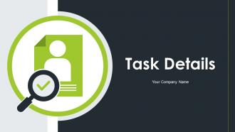 Task Details Powerpoint Ppt Template Bundles