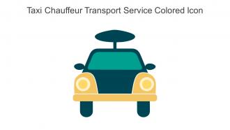 Taxi Chauffeur Transport Service Colored Icon In Powerpoint Pptx Png And Editable Eps Format