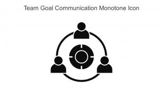 Team Goal Communication Monotone Icon In Powerpoint Pptx Png And Editable Eps Format