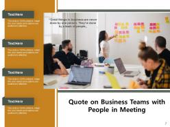 Teams and people business partnership collaboration inspirational conference
