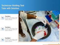 Technician conducting equipment inspection microscope solution workstation
