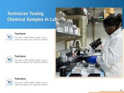 Technician conducting equipment inspection microscope solution workstation