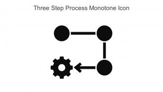 Three Step Process Monotone Icon In Powerpoint Pptx Png And Editable Eps Format