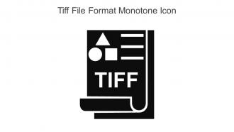 Tiff File Format Monotone Icon In Powerpoint Pptx Png And Editable Eps Format
