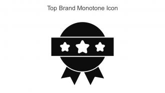 Top Brand Monotone Icon In Powerpoint Pptx Png And Editable Eps Format