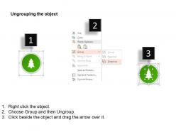 Tree bulb cell bottle green energy ppt icons graphics
