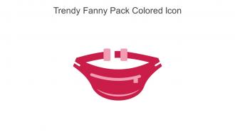 Trendy Fanny Pack Colored Icon In Powerpoint Pptx Png And Editable Eps Format
