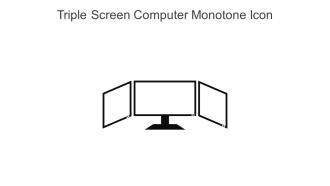 Triple Screen Computer Monotone Icon In Powerpoint Pptx Png And Editable Eps Format